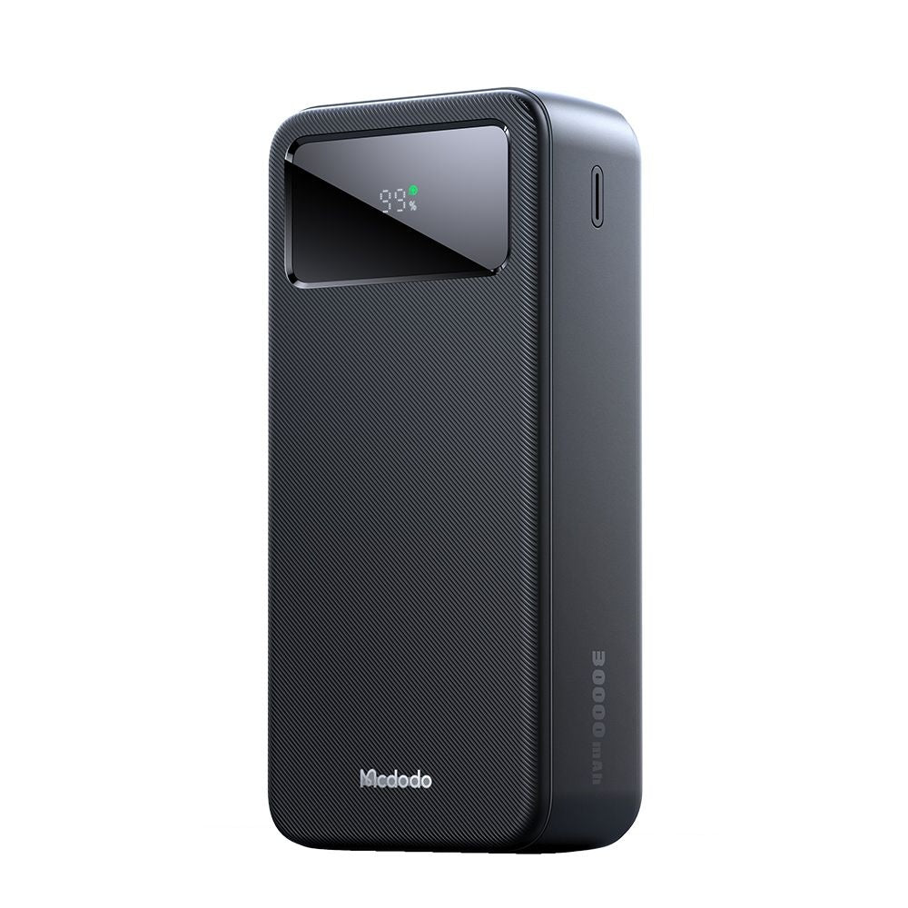 Vanjska baterija McDodo MC-4240, 30000mAh, 22.5W, QC + PD, 2 x USB-A - 1 x USB-C, Crna