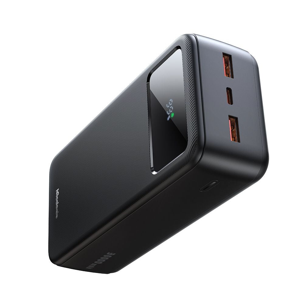Vanjska baterija McDodo MC-4240, 30000mAh, 22.5W, QC + PD, 2 x USB-A - 1 x USB-C, Crna