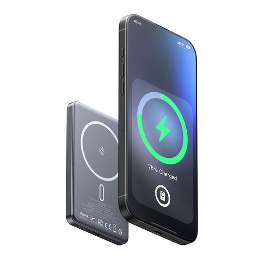 Vanjska baterija Wireless McDodo MC-4641 Meta, 5000mAh, 20W, PD + FQI, 1 x QI - 1 x USB-C, Crna