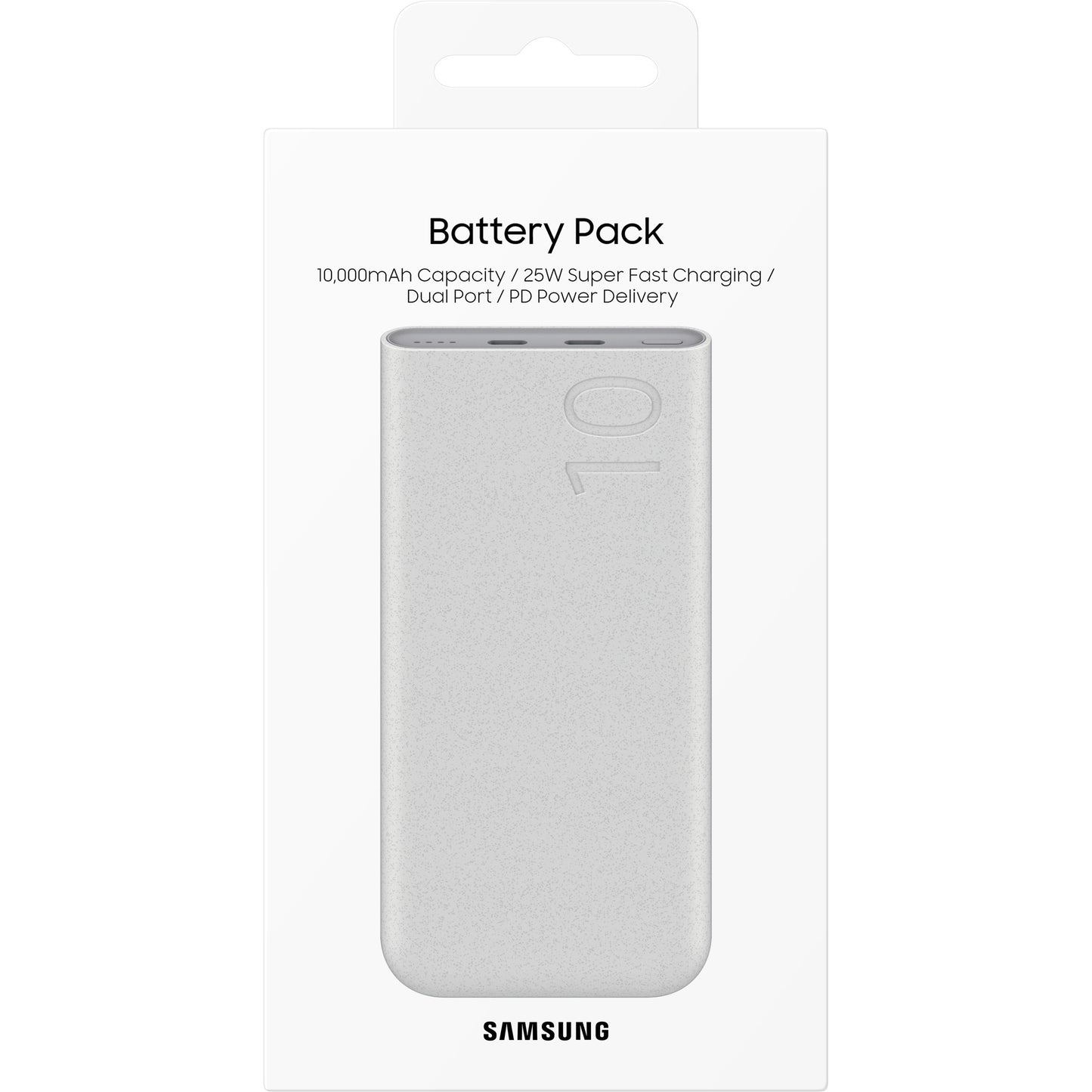 Vanjska baterija Samsung, 10000mAh, 25W, PD, 2 x USB-C, Bež EB-P3400XUEGEU