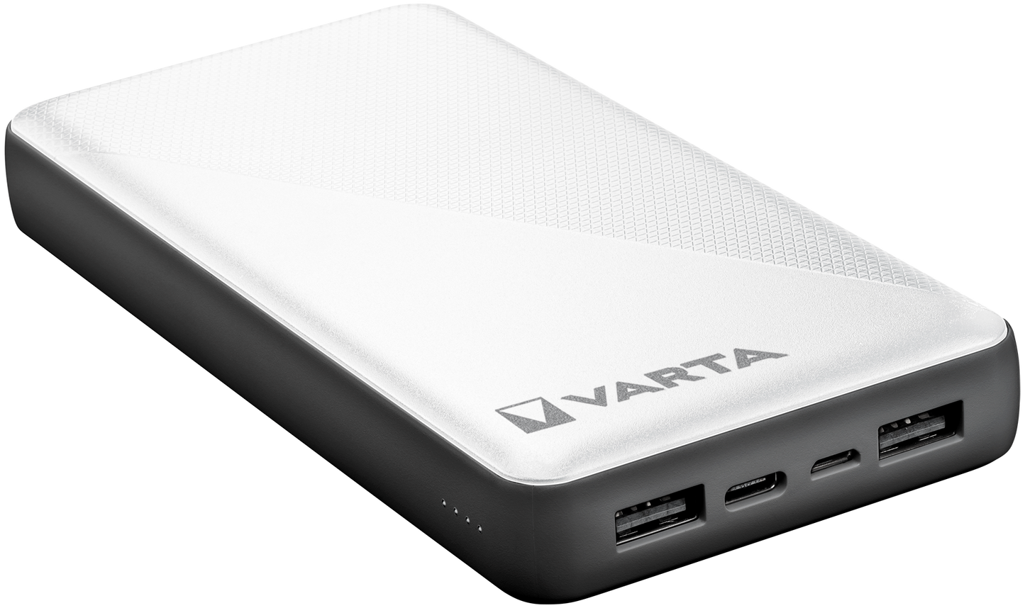 Vanjska baterija Varta Energy, 20000mAh, 15W, 1 x USB-C - 2 x USB-A, Bijela