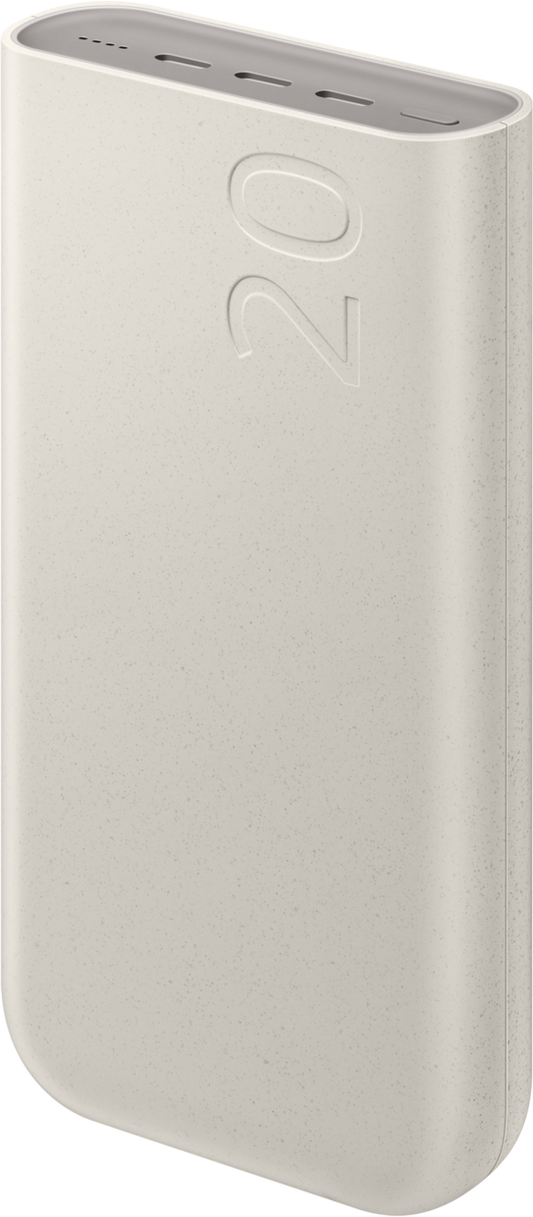 Vanjska baterija Samsung, 20000mAh, 45W, PD, 3 x USB-C, Bež EB-P4520XUEGEU