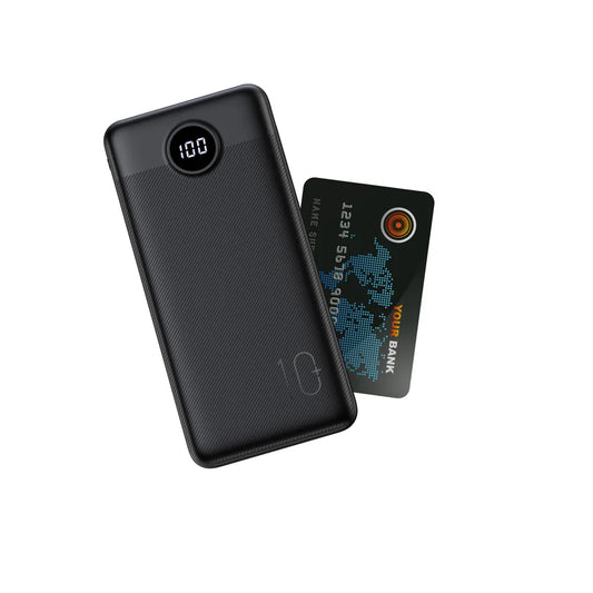 Vanjska baterija Veger L10S, 10000mAh, 20W, QC + PD, 1 x USB-C - 2 x USB-A, Crna