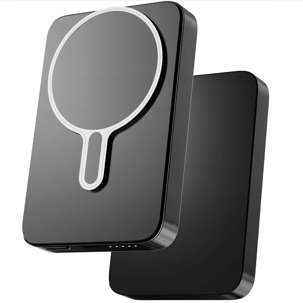 Vanjska baterija Wireless 3MK MagSnap Go, 10000mAh, 20W, PD + FQI, 1 x QI - 1 x USB-C, Siva