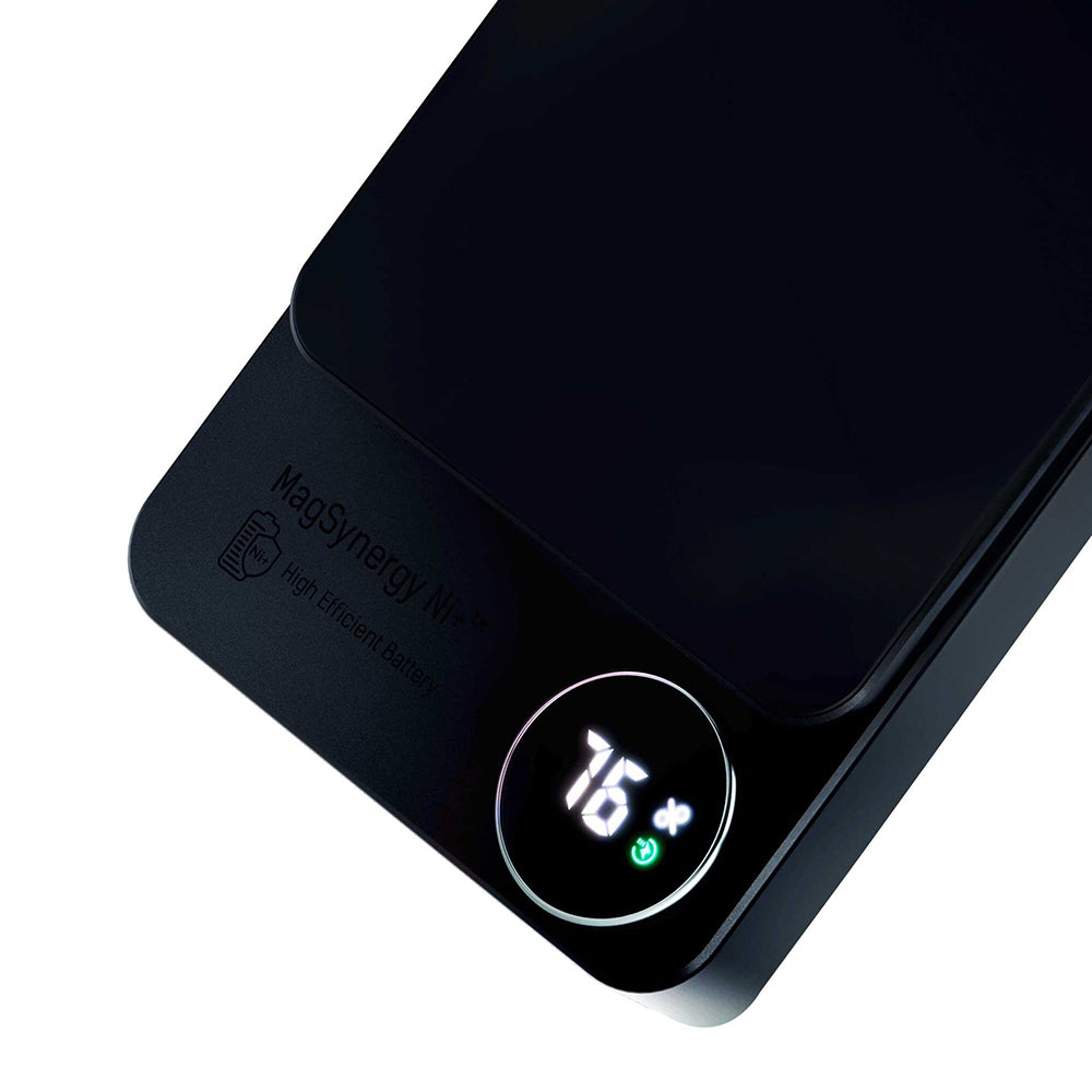 Vanjska baterija Wireless 3MK MagSynergy Ni+, 5000mAh, 22.5W, PD + FQI, 1 x QI - 1 x USB-C, Crna