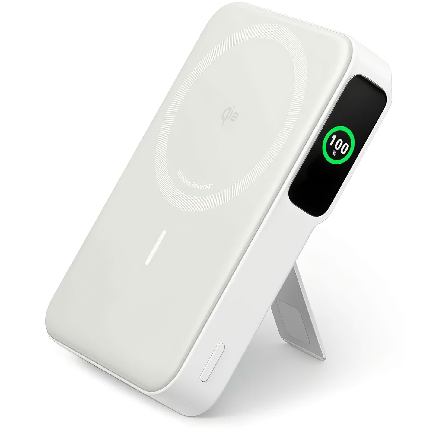 Vanjska baterija Anker MagGo, bežična, 10000mAh, 27W, PD + FQI, 1 x QI - 1 x USB-C, bijela A1654G21