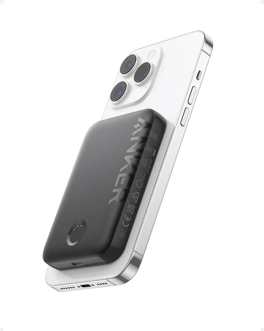 Vanjska baterija Anker 321 MagGo, bežična, 5000mAh, 7.5W, 1 x QI, crna A1616G11