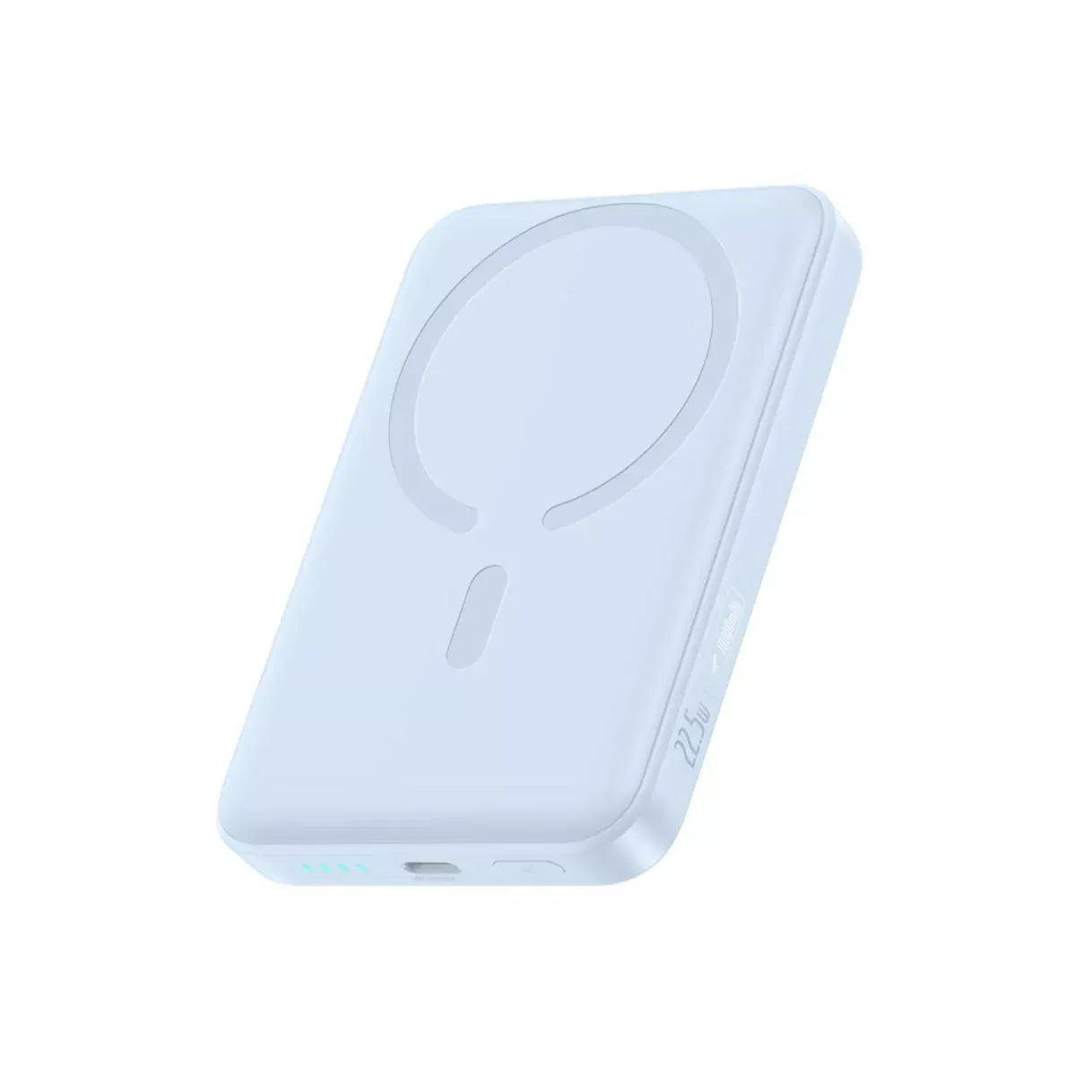Bežična vanjska baterija Baseus EnerFill FM11 Ultra-Mini, 10000mAh, 22.5W, PD + FQI, 1 x QI - 1 x USB-C, Plava P1008210E313-00