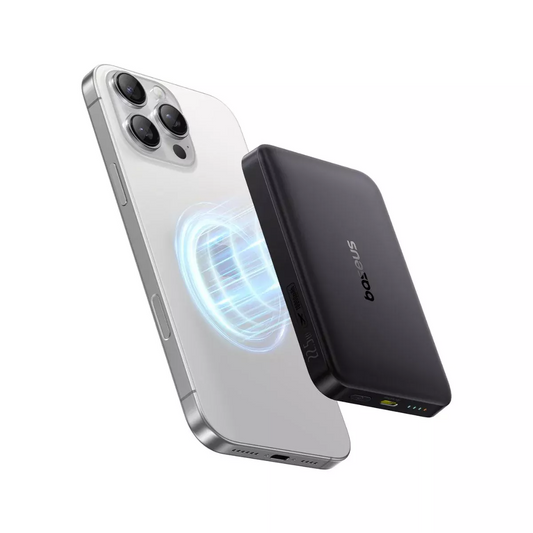 Vanjska baterija Wireless Baseus Enerfill FM12, 10000mAh, 22.5W, PD + FQI, 1 x QI - 1 x USB-C, Crna E0028500