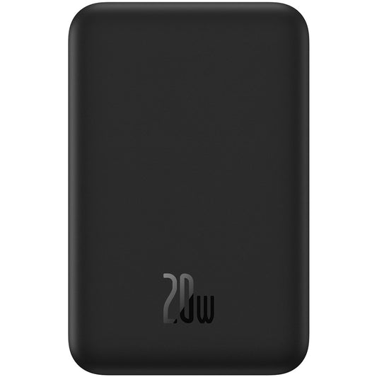 Vanjska bežična baterija Baseus Magnetic Mini, 20000mAh, 20W, PD + FQI, 1 x QI - 1 x USB-C, Crna PPCX150001
