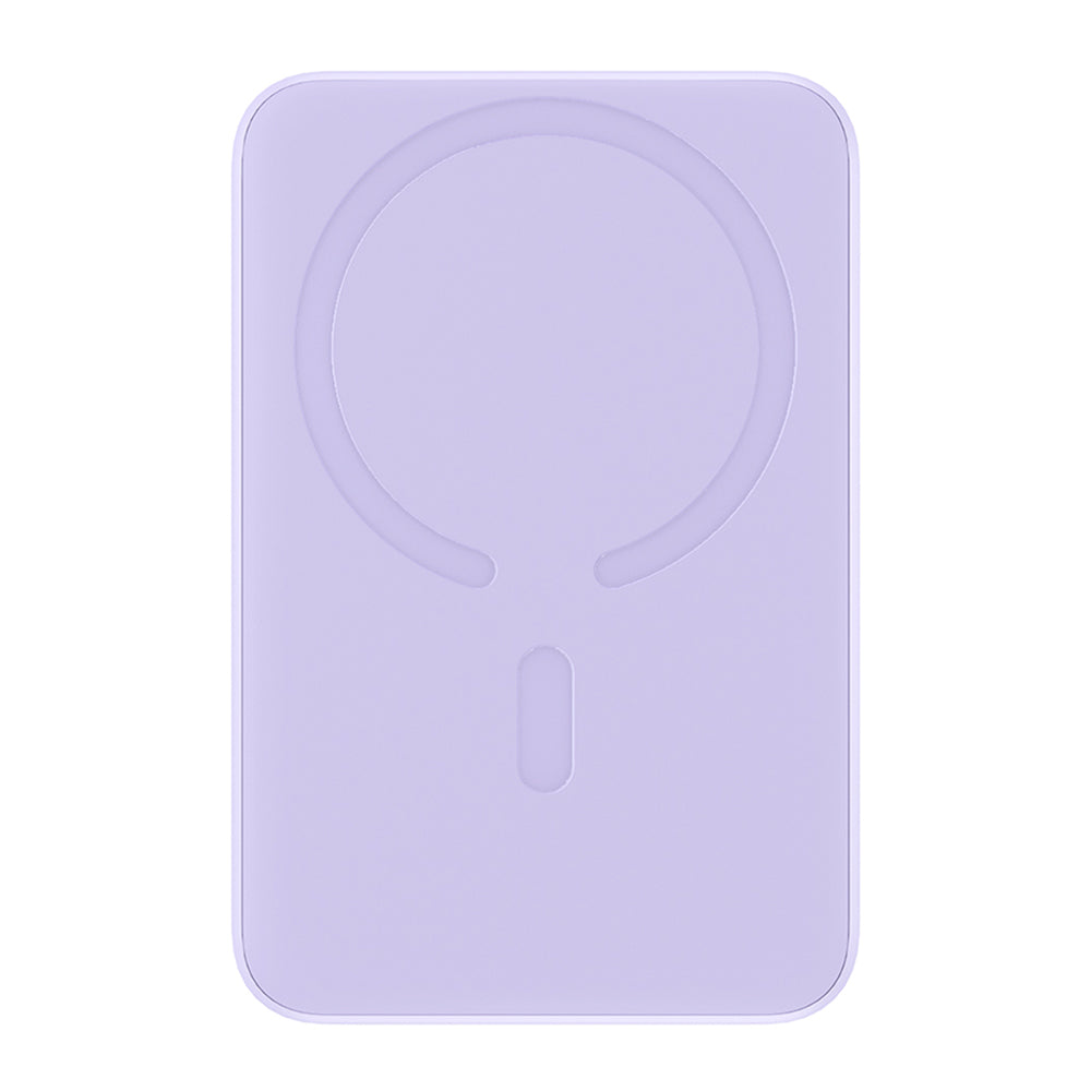 Vanjska baterija Wireless Baseus Magnetic Mini, 10000mAh, 20W, PD + FQI, 1 x QI - 1 x USB-C, Ljubičasta PPCX110105