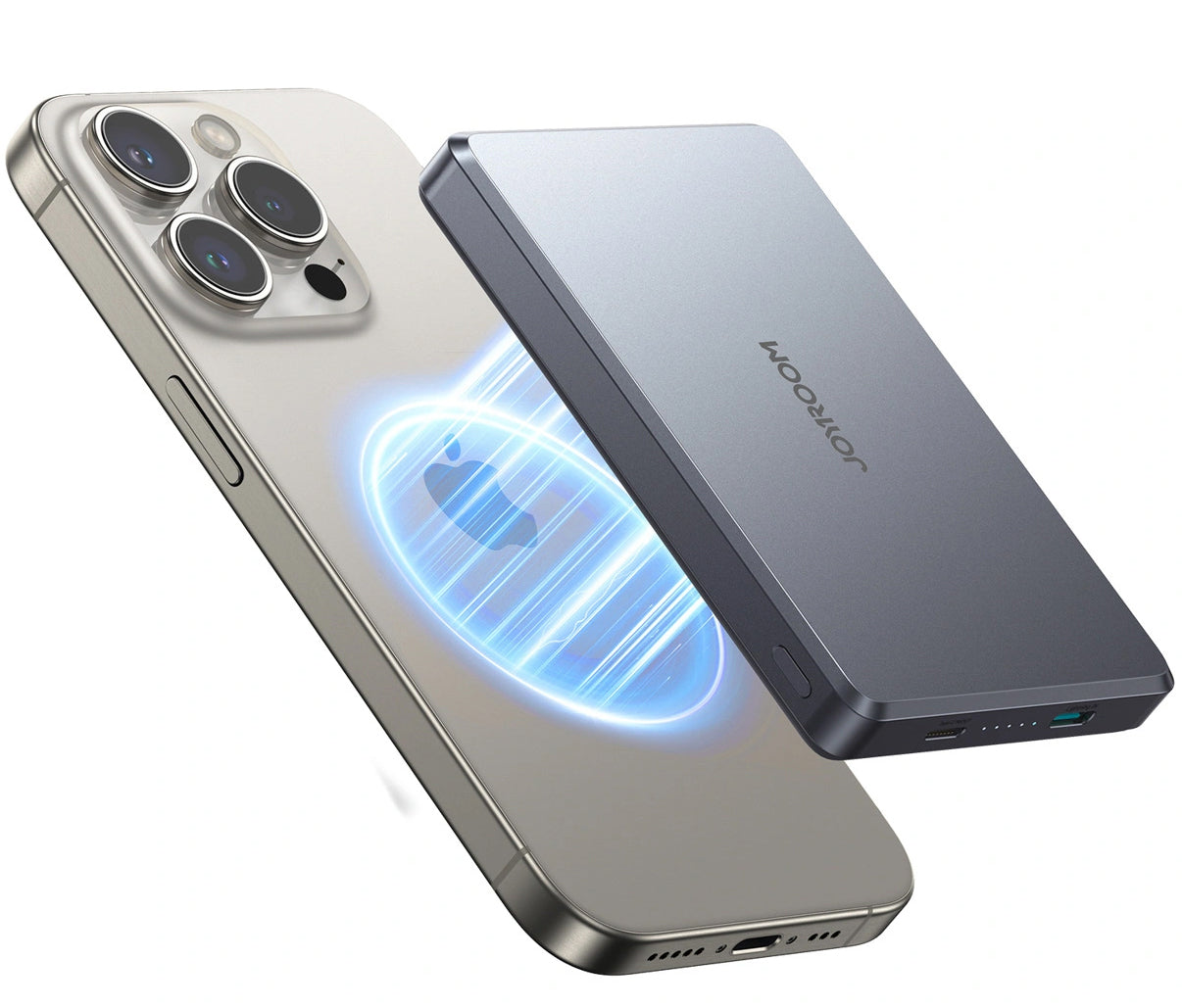 Bežična vanjska baterija Joyroom JR-PBM08 Pro, 10000mAh, 22.5W, PD + FQI, 1 x QI - 2 x USB-C, Siva