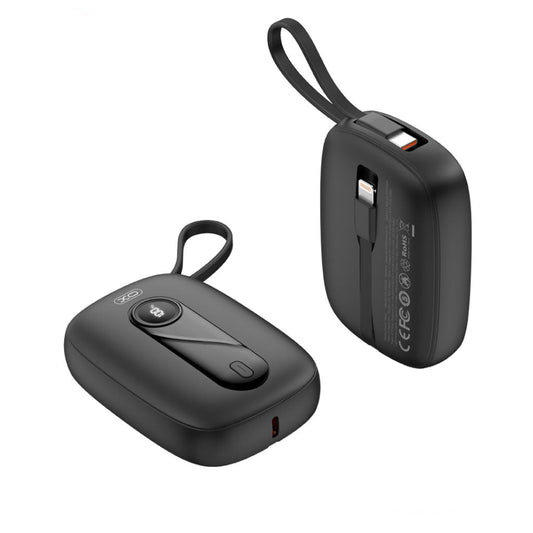 Vanjska baterija XO Design PR246, 10000mAh, 22.5W, PD, 1 x Lightning - 2 x USB-C, Crna