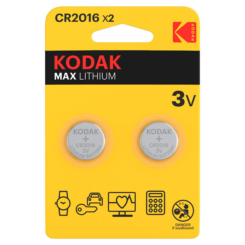 Baterija Kodak Max, CR2016, Set 2 komada