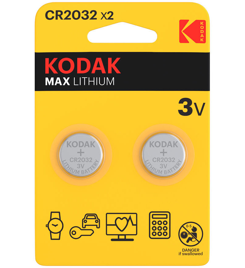 Baterija Kodak Max, CR2032, Set 2 komada