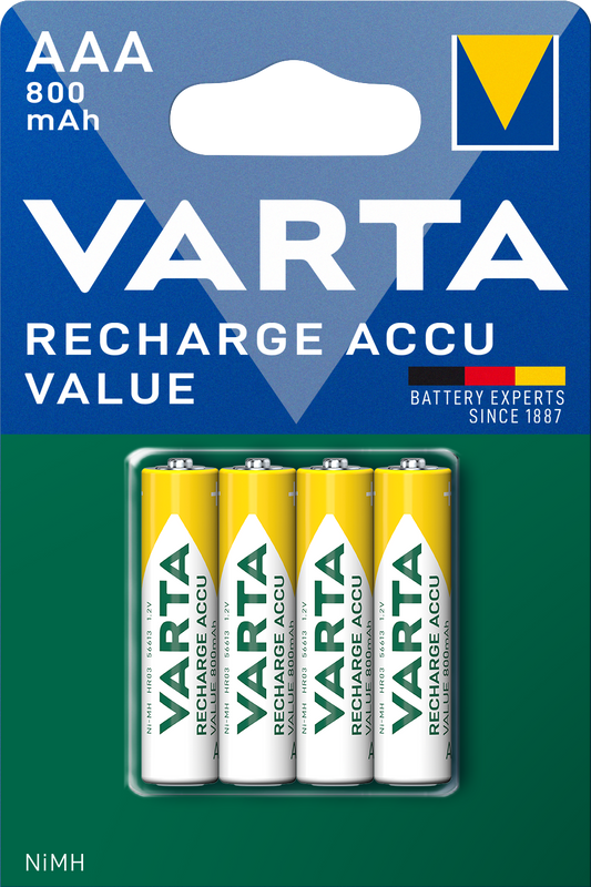 Punjiva baterija Varta Professional, AAA / LR3, 800mAh, set od 4 komada