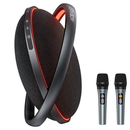 Bluetooth zvučnik Acefast Karaoke K5 Max, 350W, TWS, RGB, vodootporan, crni