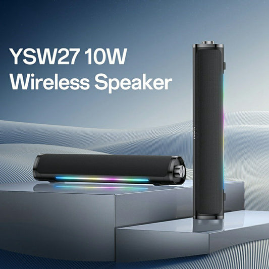 Bluetooth zvučnik Yesido YSW27, 10W, RGB, Crna