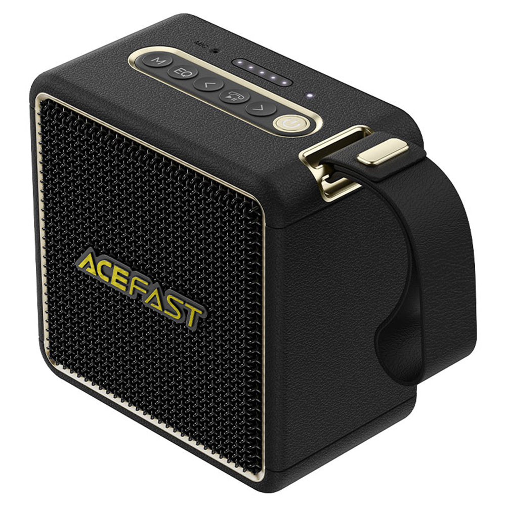 Prijenosni Bluetooth zvučnik Acefast K3 Nano, 1 x 30W - 1 x 16W, RGB, Vodootporan, Crni