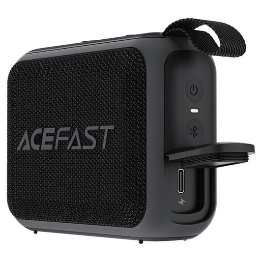 Prijenosni Bluetooth zvučnik Acefast K4 Go, 5W, Vodootporan, Crni