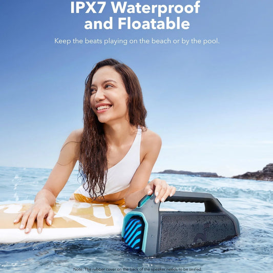 Prijenosni Bluetooth zvučnik Anker SoundCore Boom 2 Plus, 140W, TWS, RGB, vodootporan, plavi A3134031