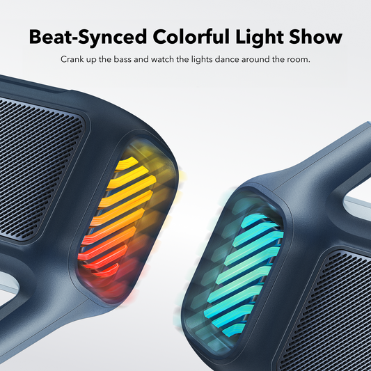 Prijenosni Bluetooth zvučnik Anker SoundCore Boom 2 Nova Verzija, 80W, TWS, RGB, Vodootporan, Plava A3138032