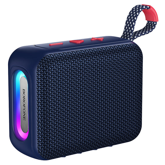 Prijenosni Bluetooth zvučnik Borofone BR106 Felicitous, 8 W, TWS, RGB, tamnoplavi
