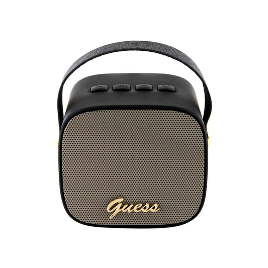 Prijenosni Bluetooth zvučnik Guess 4G Script Logo, 5W, Crni