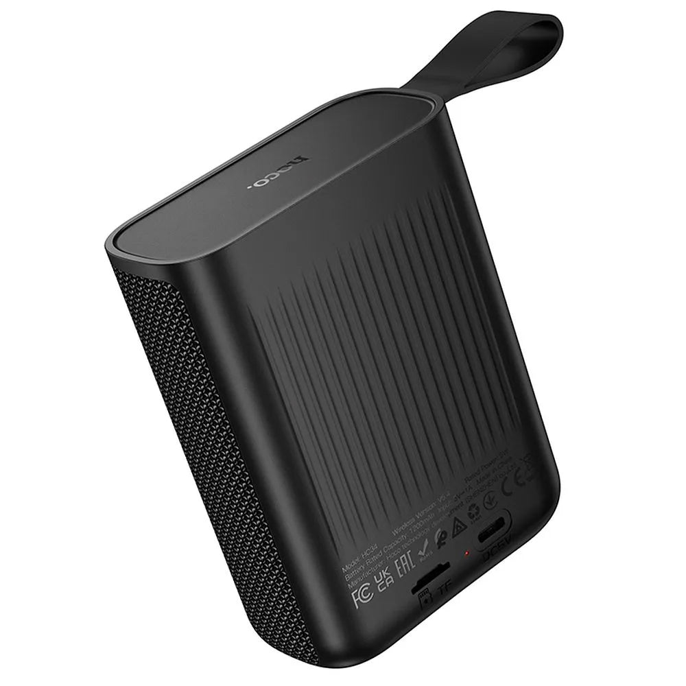Prijenosni Bluetooth zvučnik HOCO HC34, 5W, TWS, Vodootporan, Crni