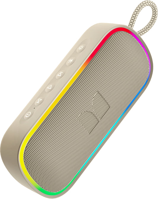 Prijenosni Bluetooth zvučnik Monster S150 Plus, 40W, TWS, RGB, Vodootporan, Svijetlo Bež