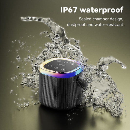 Prijenosni Bluetooth zvučnik Yesido YSW25, 5W, RGB, Crni