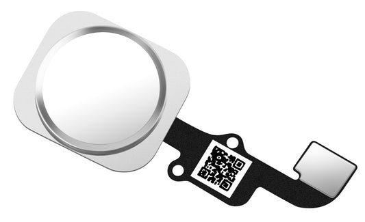 Skup gumba za izbornik Apple iPhone 6s / 6s Plus, s trakom, Srebrni