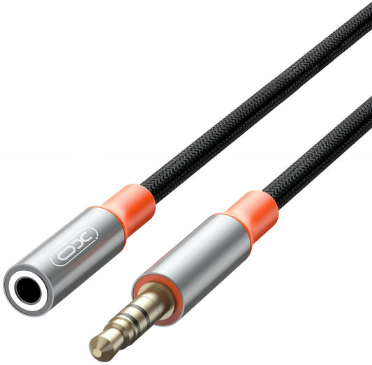 Audio kabel 3.5mm - 3.5mm XO Design NB-R269A, 1m, Crni