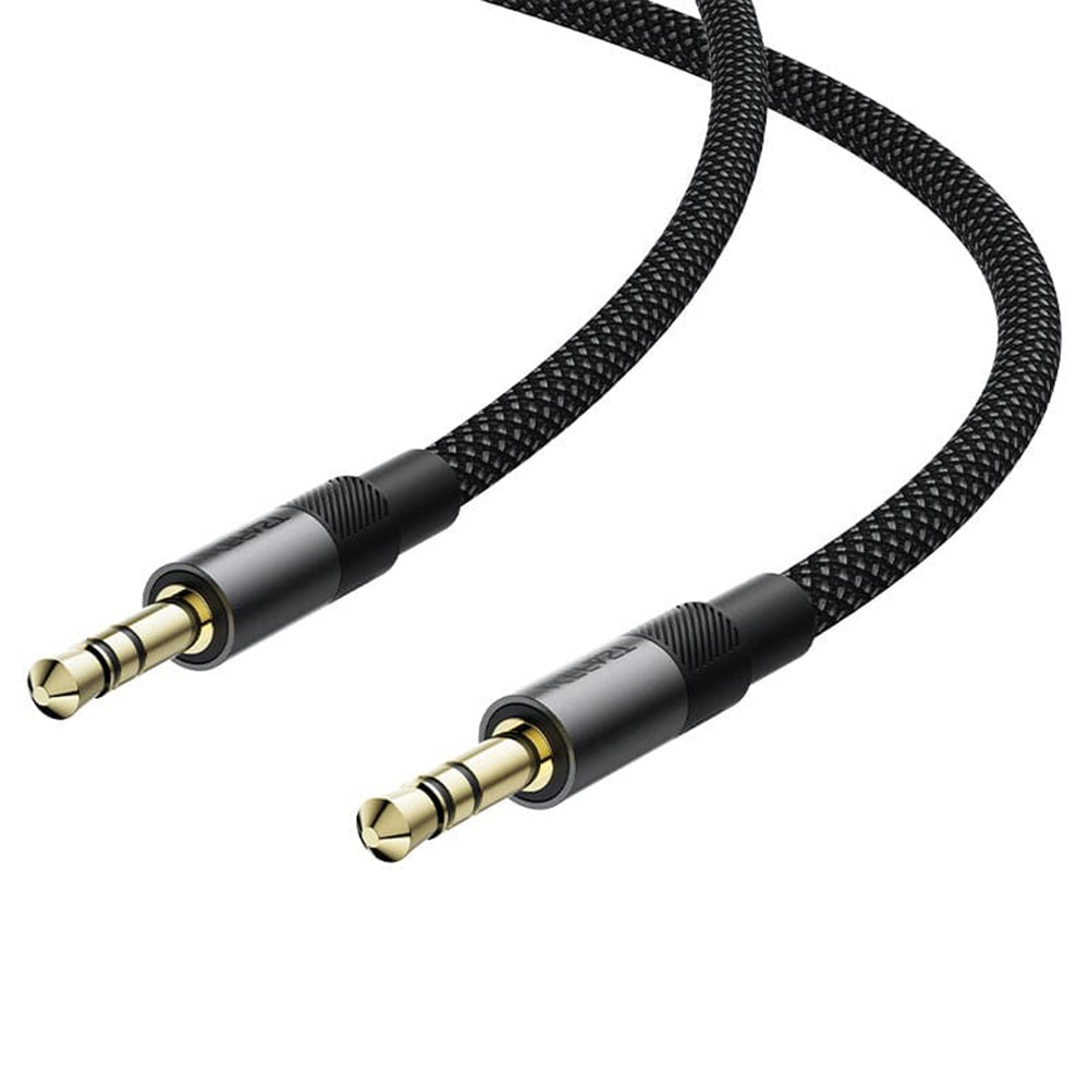 Audio kabel 3.5mm - 3.5mm Acefast J10, 1m, Crni