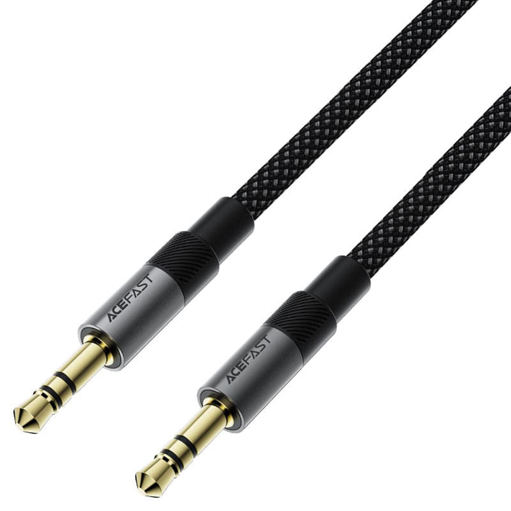 Audio kabel 3.5mm - 3.5mm Acefast J10, 1m, Crni