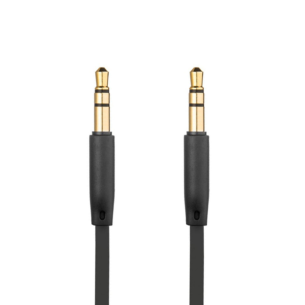 Audio kabel 3.5mm - 3.5mm Fixed, 1m, Crni