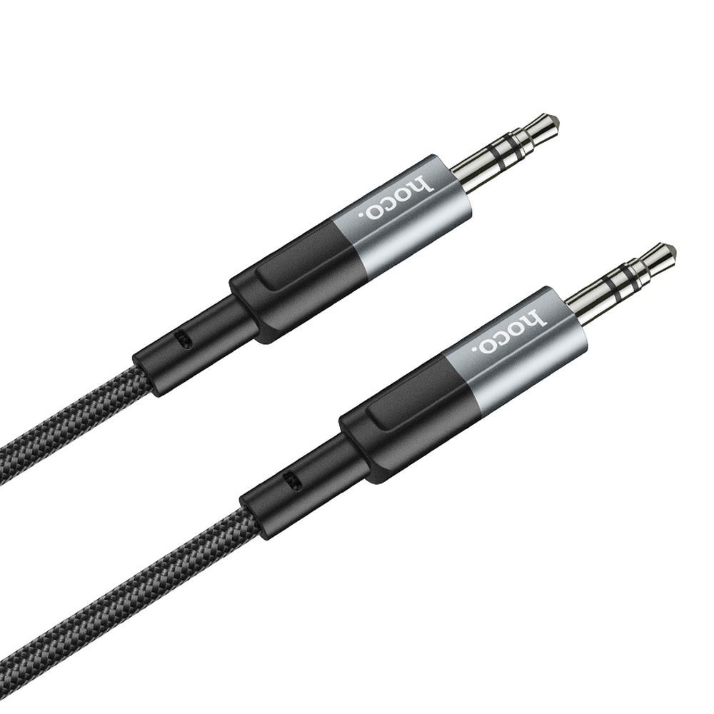 Audio kabel 3.5mm - 3.5mm HOCO UPA23, 1m, Sivi