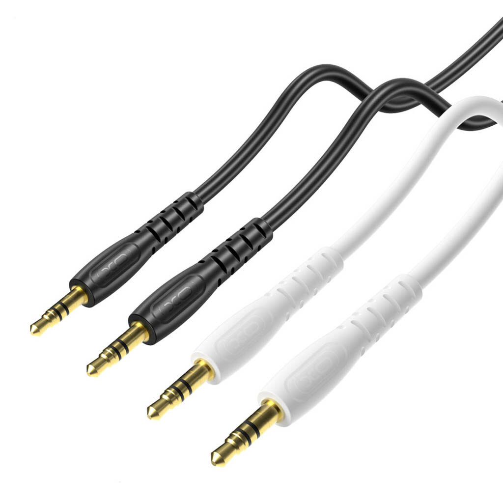 Audio kabel 3.5mm - 3.5mm XO Design NB-R270, 1m, Crni