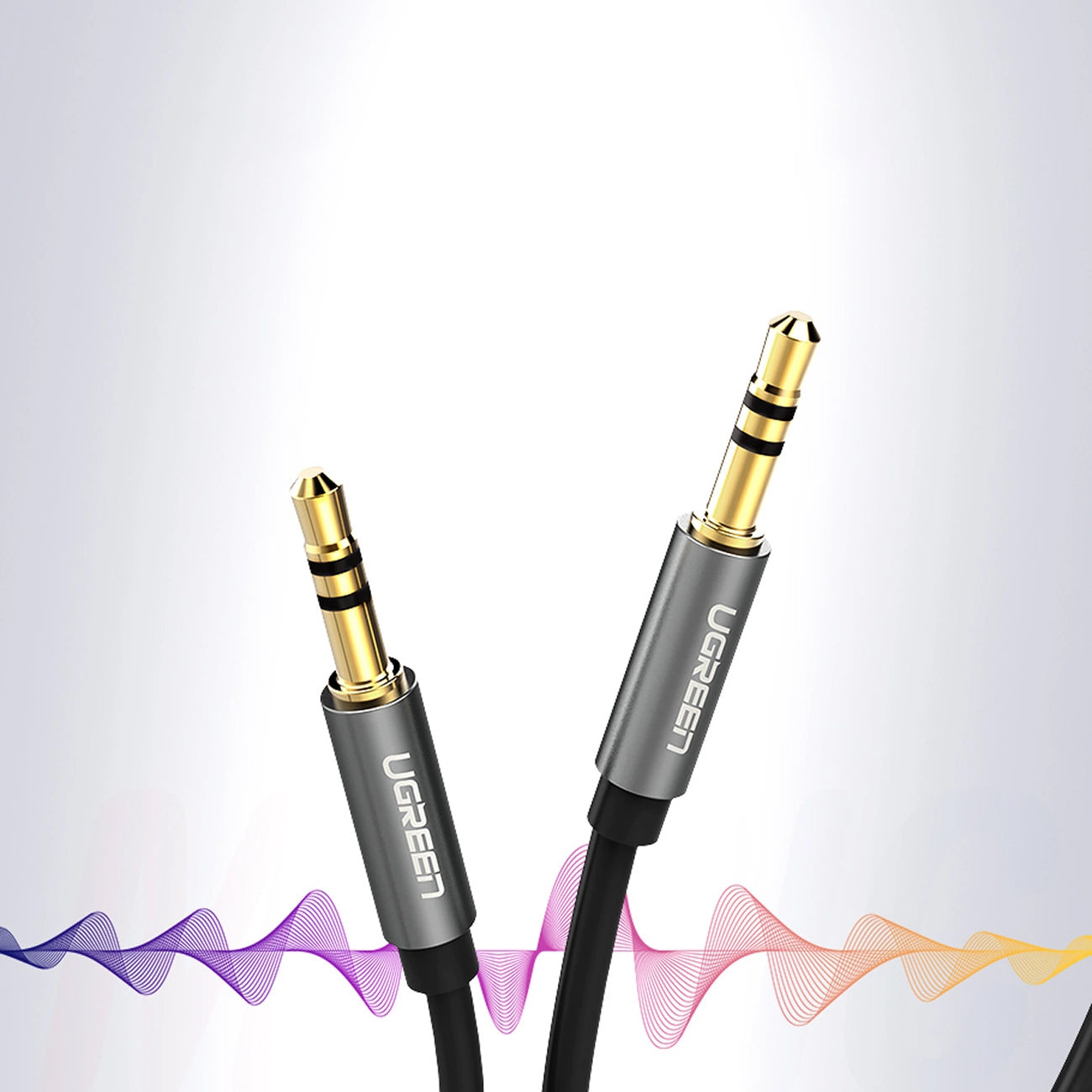 Audio kabel 3.5mm - 3.5mm UGREEN AV119, 2m, Crni