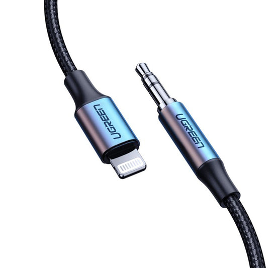 Audio kabel Lightning - 3.5mm UGREEN US315 (70509), 1m, Crni