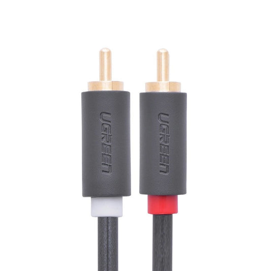 Audio kabel UGREEN AV104, 2 x RCA - 2 x RCA, 2m, Crni