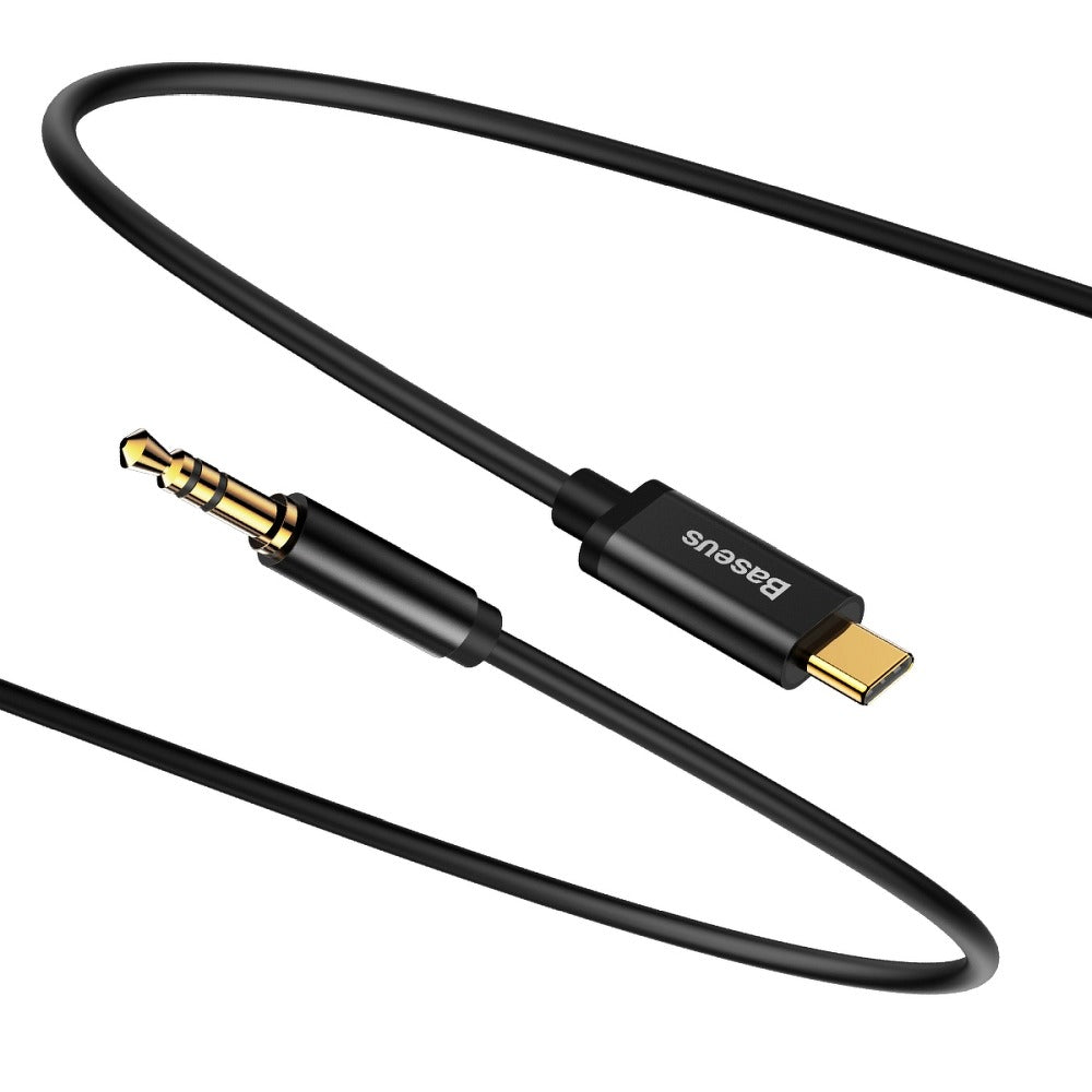 Audio kabel USB-C - 3.5mm Baseus Yiven M01, 1.2m, Crni CAM01-01