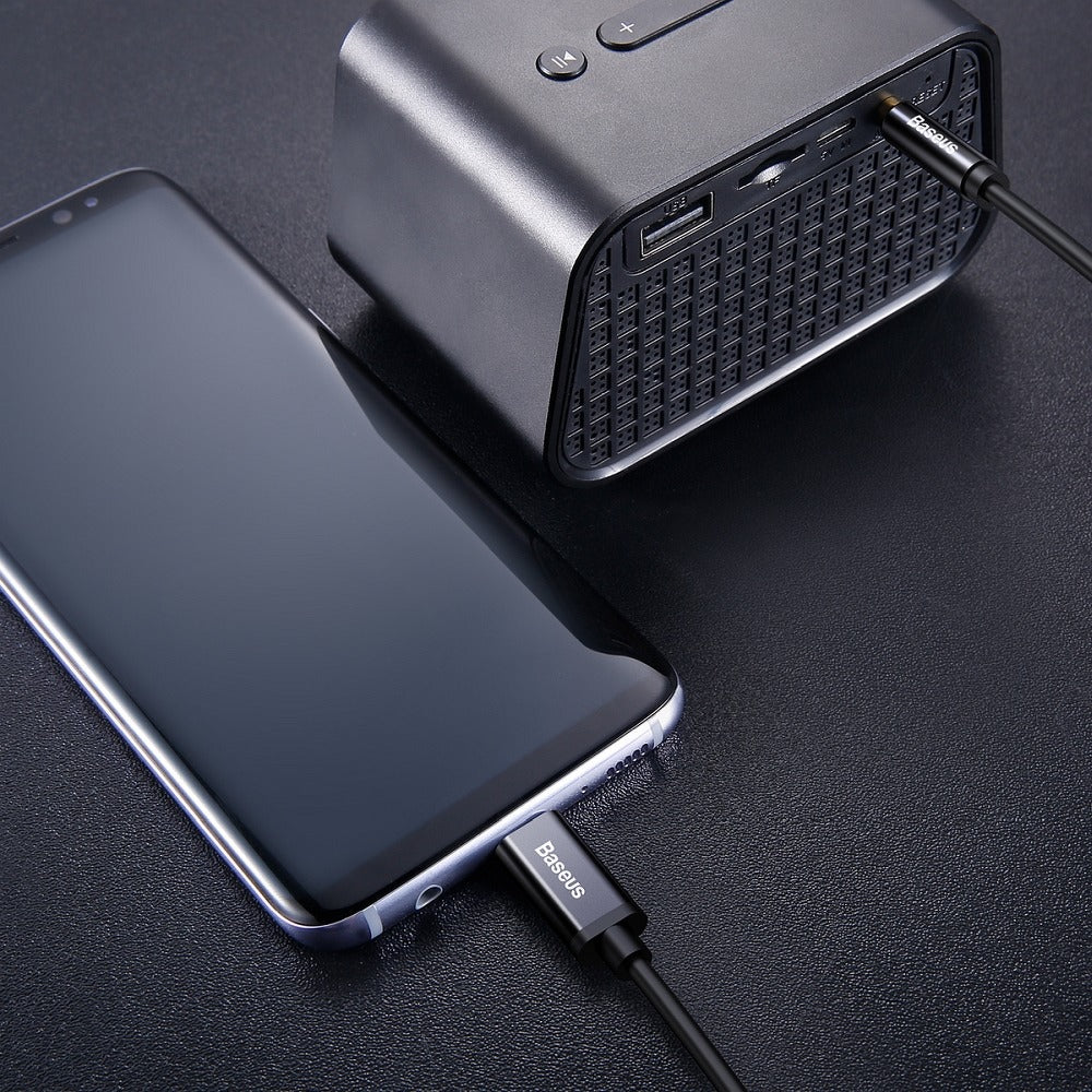 Audio kabel USB-C - 3.5mm Baseus Yiven M01, 1.2m, Crni CAM01-01