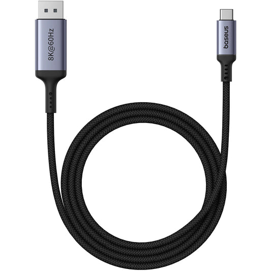 Audio i video kabel USB-C - DisplayPort Baseus Ultra Clarity, 8K, 2m, Crni B0063370D111-01