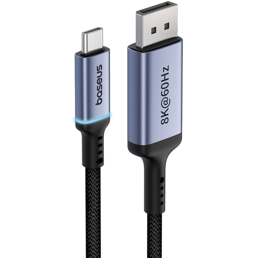 Audio i video kabel USB-C - DisplayPort Baseus Ultra Clarity, 8K, 2m, Crni B0063370D111-01