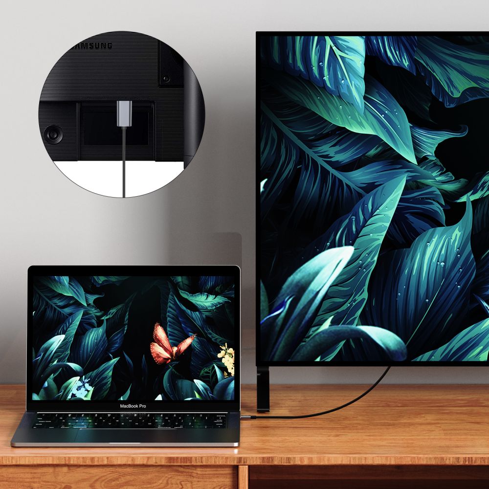 Audio i Video USB-C - HDMI kabel Tech-Protect Ultraboost, 2m, crni