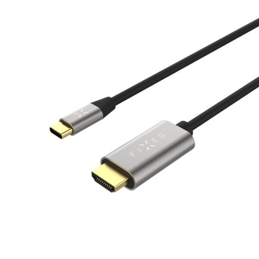 Audio i Video kabel USB-C - HDMI Fixed, 2m, Sivi