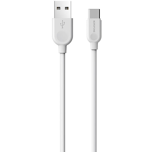 Kabel za Prijenos Podataka i Punjenje USB-A - USB-C Borofone BX14 LinkJet, 18W, 1m, Bijeli