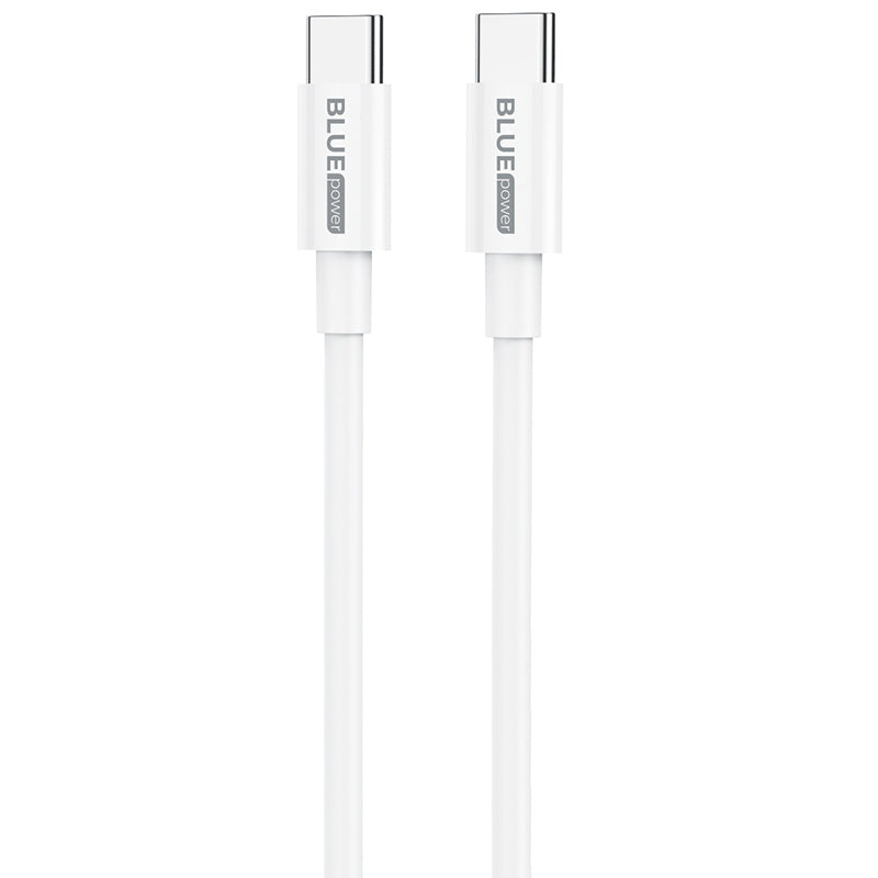 USB-C - USB-C kabel za prijenos podataka i punjenje BLUE Power BBX44, 100W, 1m, Bijela