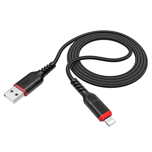 Kabel za podatke i punjenje USB-A - Lightning HOCO X59 Victory, 18W, 1m, Crni